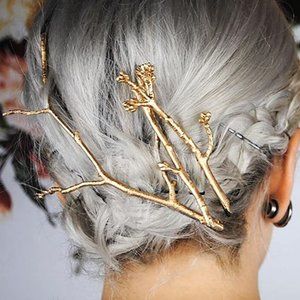 Anthropologie Little Twig Hair Pins Clips